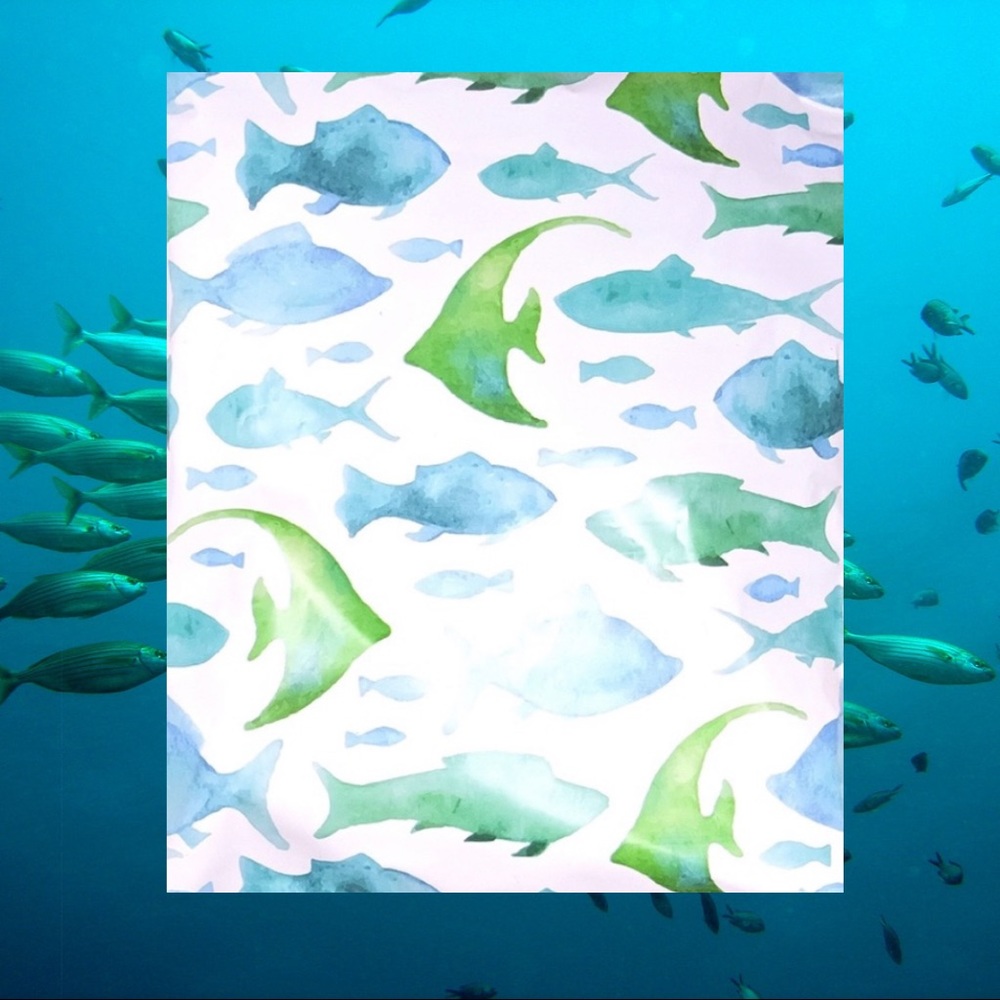 25 10X13 Marine Fish Poly Mailers PRICE IS FIRM - Picture 3 of 7